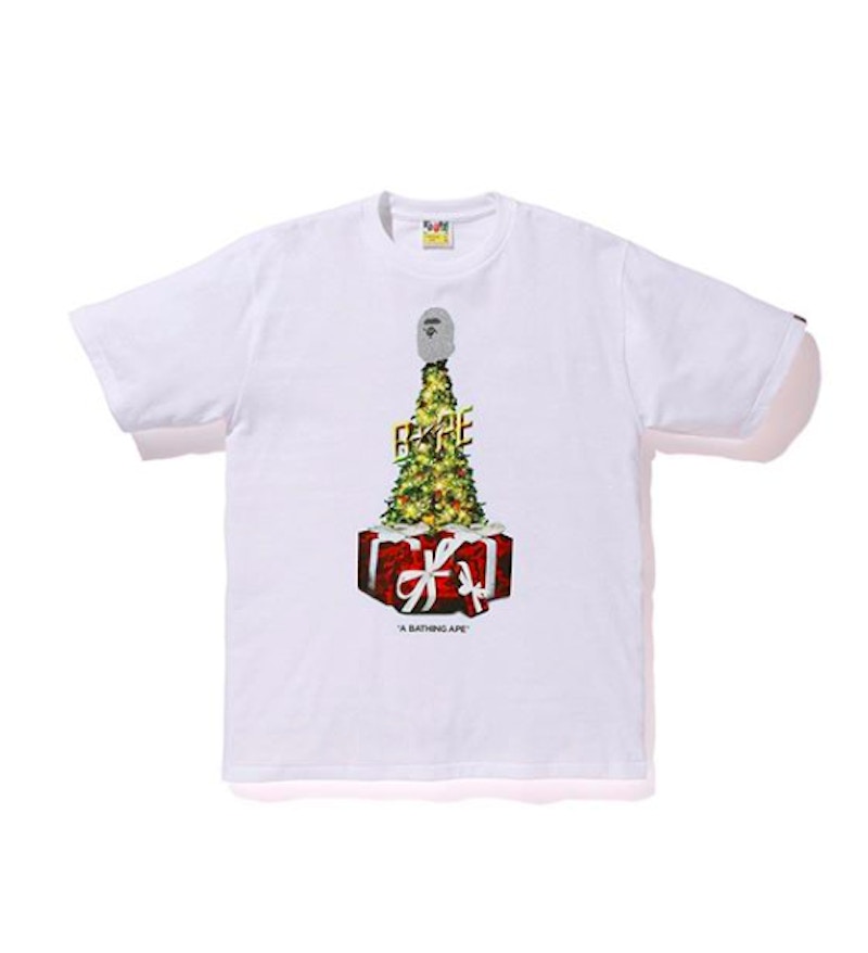 BAPE Christmas Tree Tee White