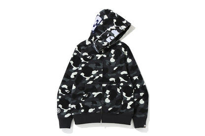BAPE City Camo 2nd Ape Full Zip Hoodie Black