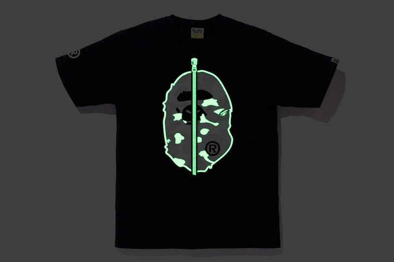 BAPE City Camo 2nd Ape Tee Black/White
