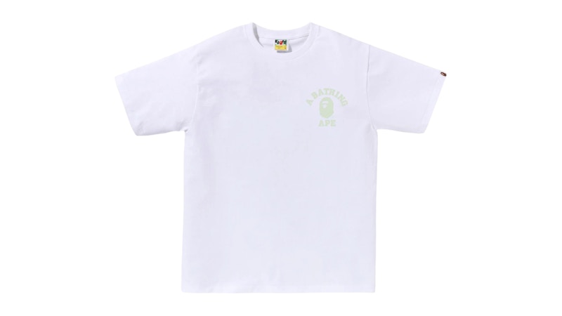 BAPE City Camo College Ats Tee White