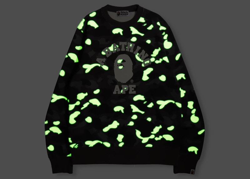BAPE City Camo College Online Exclusive Crewneck (FW21) Black