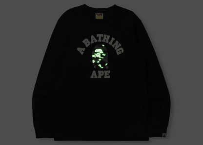 BAPE City Camo College Online Exclusive L/S Tee (FW21) Black