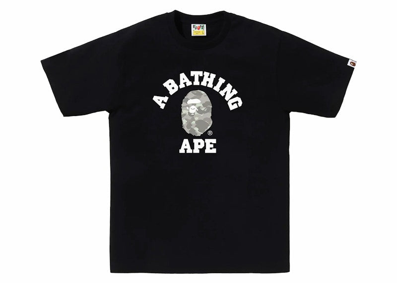 BAPE City Camo College Tee Black/Grey