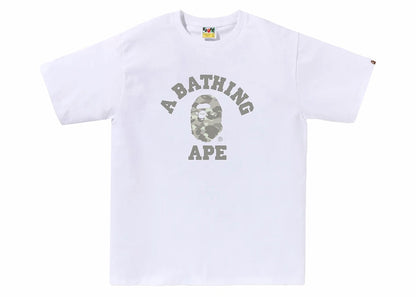 BAPE City Camo College Tee White/Grey