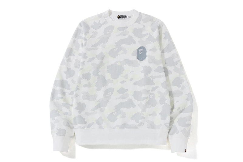 BAPE City Camo Crewneck White