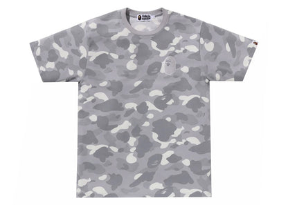 BAPE City Camo Large Ape Head Tee Gray