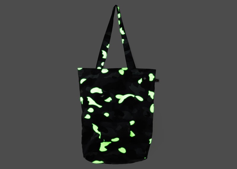 BAPE City Camo Online Exclusive Packable Tote Bag (FW21) Black