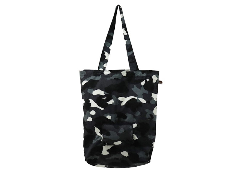 BAPE City Camo Online Exclusive Packable Tote Bag (FW21) Black