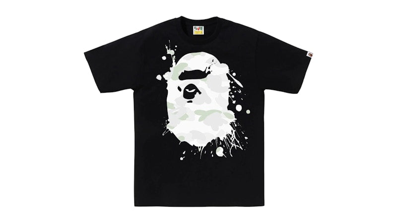 BAPE City Camo Painting Ape Head Tee (FW25) Black
