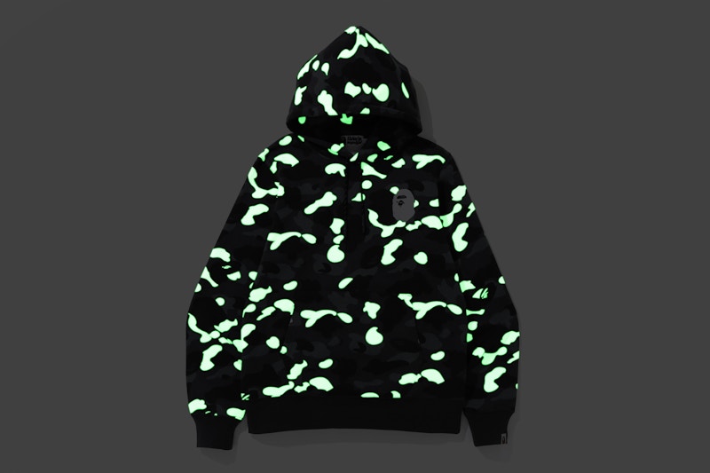 BAPE City Camo Pullover Hoodie Black