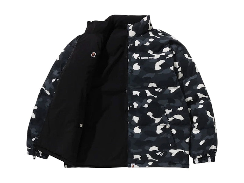 BAPE City Camo Reversible Down Jacket Black
