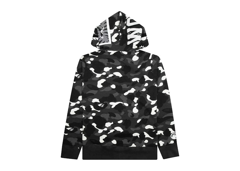 BAPE City Camo Shark Full Zip Hoodie (FW23) Black