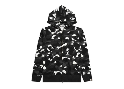 BAPE City Camo Shark Full Zip Hoodie (FW23) Black