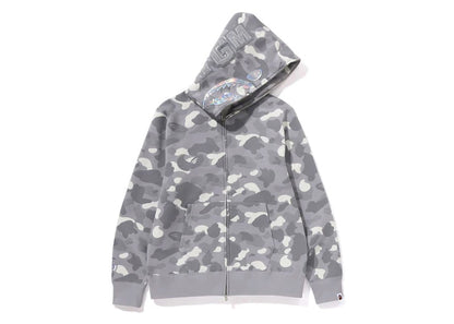BAPE City Camo Shark Full Zip Hoodie (SS24) Gray