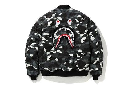 BAPE City Camo Shark MA-1 Black