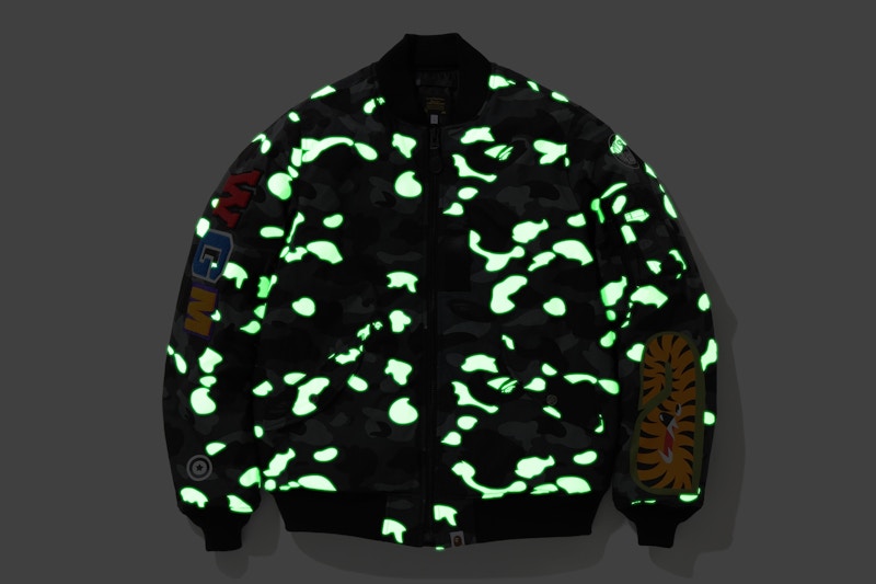 BAPE City Camo Shark MA-1 Black