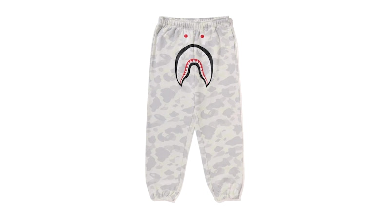 BAPE City Camo Shark Relaxed Fit Sweatpants White
