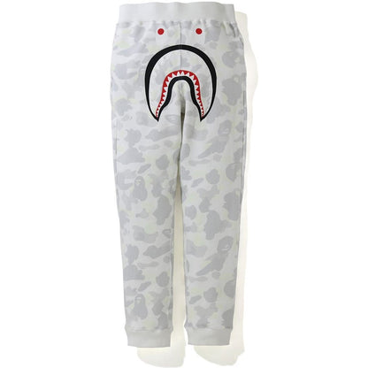 BAPE City Camo Shark Slim Sweatpants White