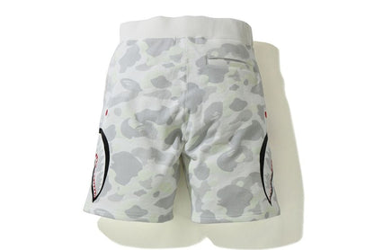 BAPE City Camo Shark Sweat Shorts White