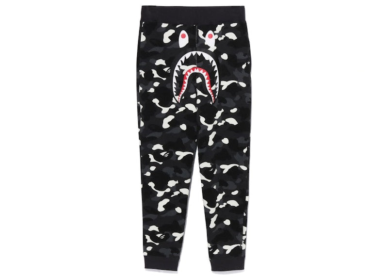 BAPE City Camo Shark Sweatpants Black