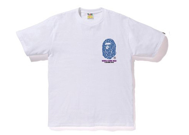 BAPE City Hong Kong Ape Head Tee White
