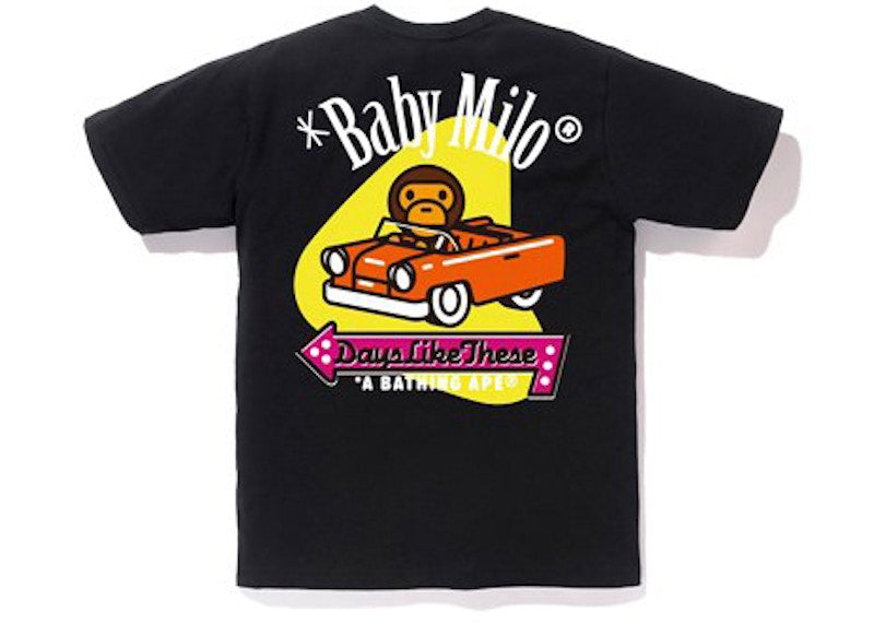 BAPE City Los Angeles Milo Tee Black