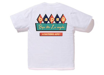 BAPE City Los Angeles Sign Tee White