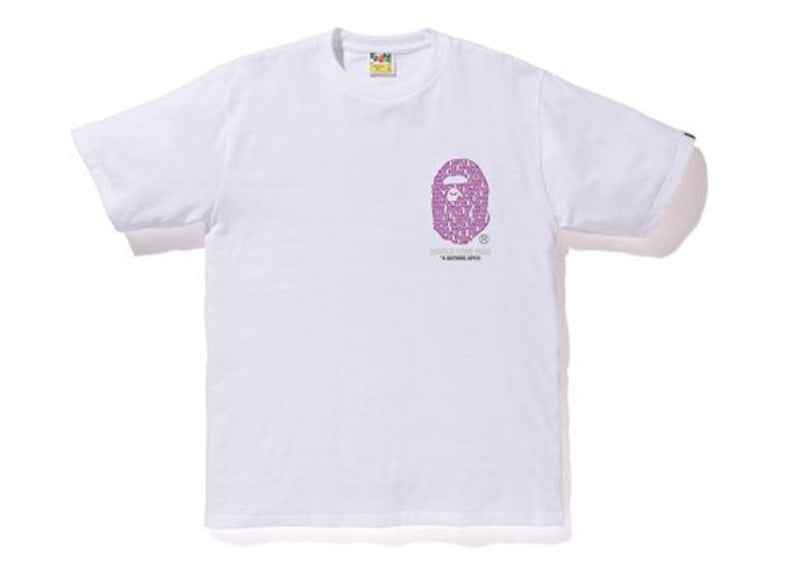 BAPE City New York Ape Head Tee White