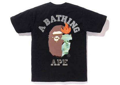 BAPE City New York Liberty Tee Black