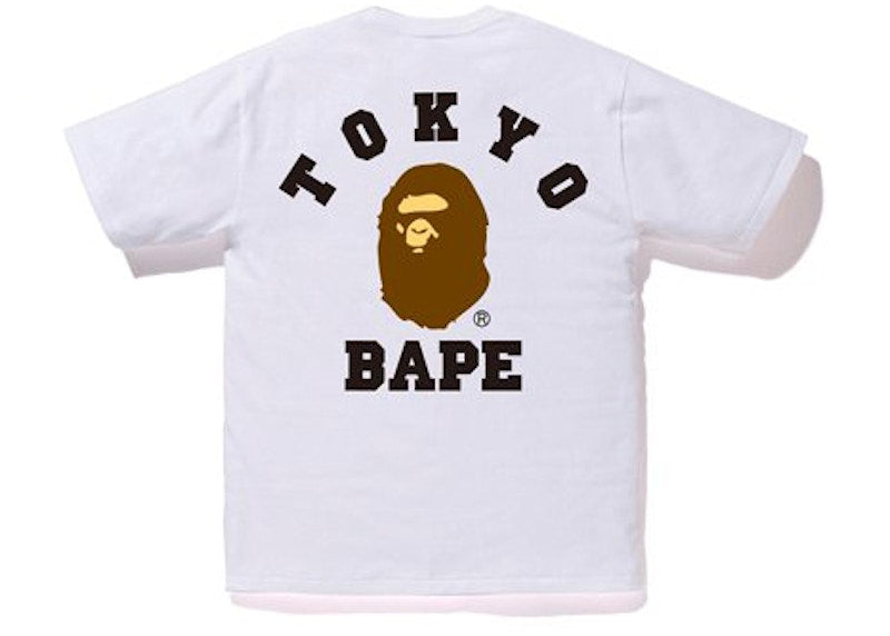 BAPE City Tokyo Ape Head Tee White