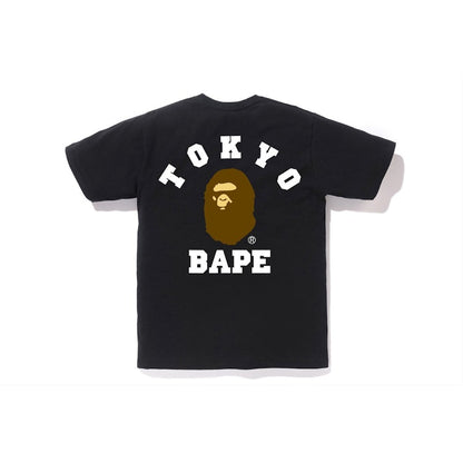 BAPE City Tokyo College Tee Black