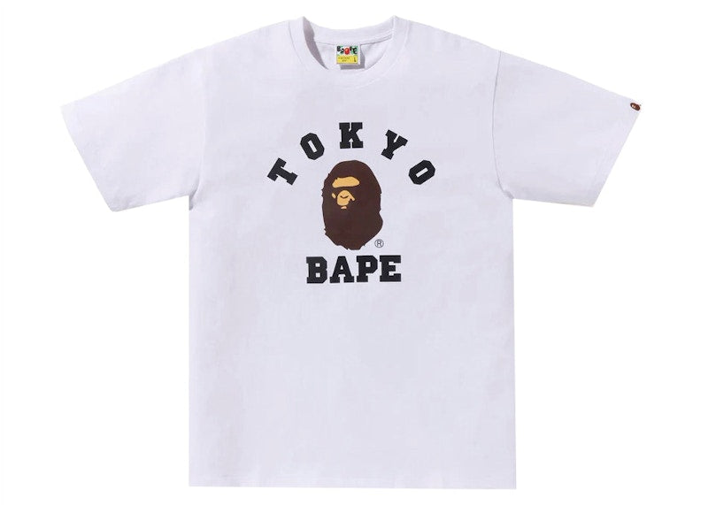 BAPE City Tokyo College Tee (SS23) White