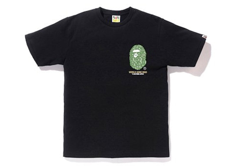 BAPE City Tokyo Kanji Tee Black