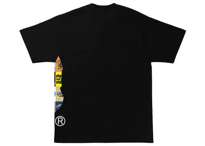 BAPE Classic Logo Side Big Ape Head Tee Black