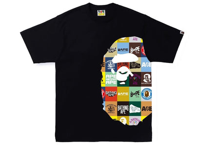 BAPE Classic Logo Side Big Ape Head Tee Black