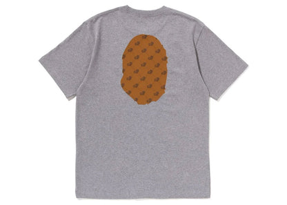 BAPE Cloud Head Monogram Big Ape Head Tee Gray