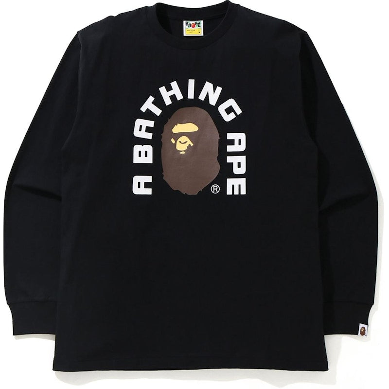 BAPE College 2020 L/S Tee Black