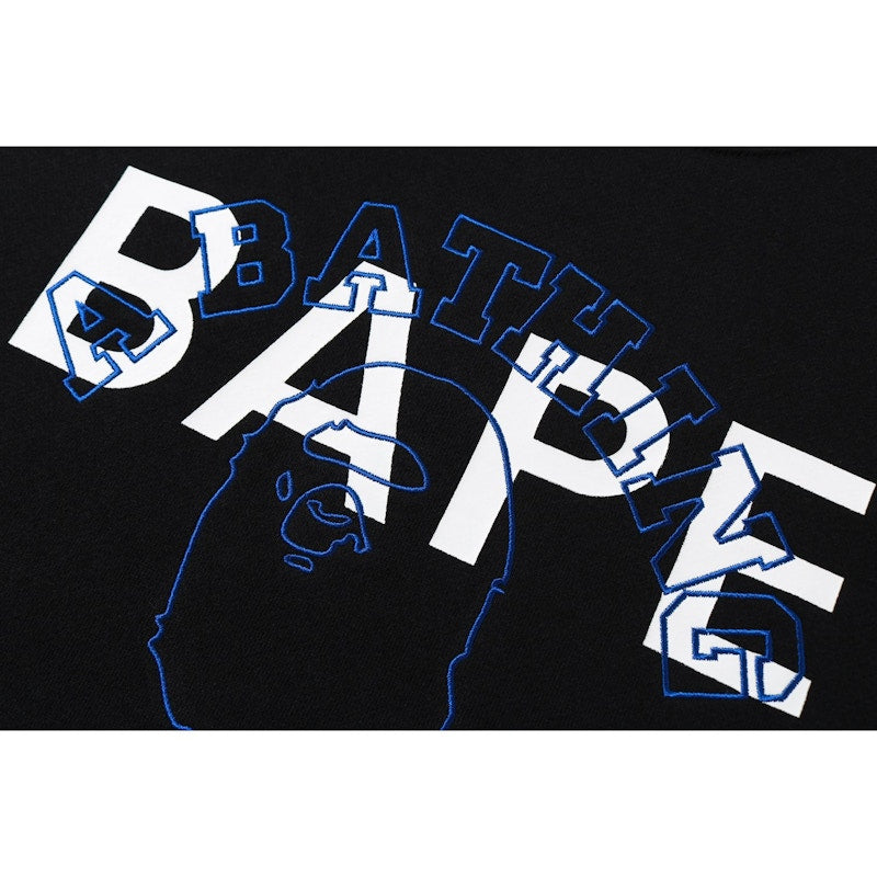 BAPE College BAPE Crewneck Black