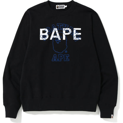 BAPE College BAPE Crewneck Black