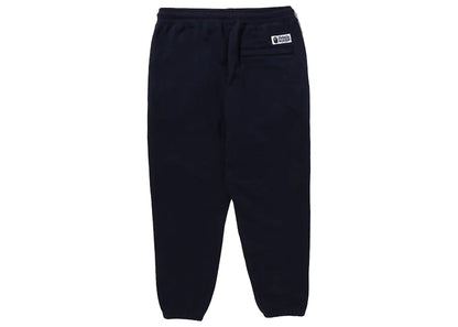 BAPE College Badges Sweatpants Navy