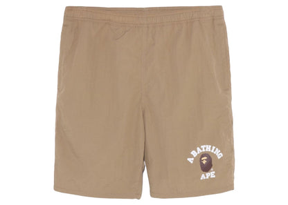 BAPE College Beach Online Exclusive Shorts Beige