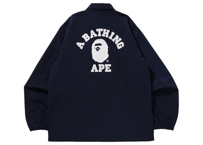 BAPE College Coach Jacket (SS23) Navy