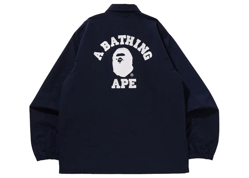 BAPE College Coach Jacket (SS23) Navy