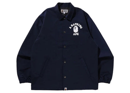 BAPE College Coach Jacket (SS23) Navy