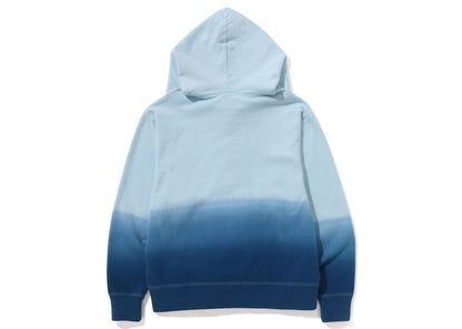 BAPE College Gradation Relaxed Fit Full Zip Hoodie Blue