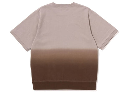 BAPE College Gradation S/S Sweat Crewneck Brown