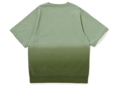 BAPE College Gradation S/S Sweat Crewneck Green