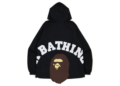 BAPE College Hoodie Jacket Black