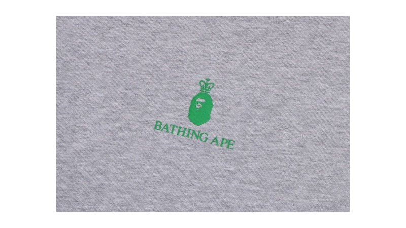 BAPE College Logo Relaxed Fit Tee Gray