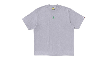 BAPE College Logo Relaxed Fit Tee Gray